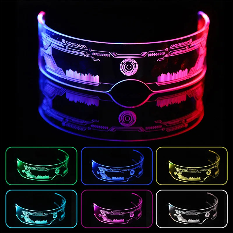 LED colorful luminous technology glasses bar dancing party