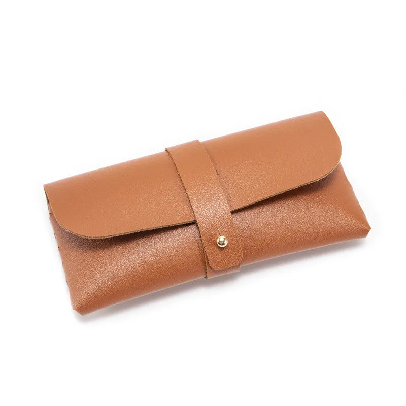 Soft PU Leather Glasses Case