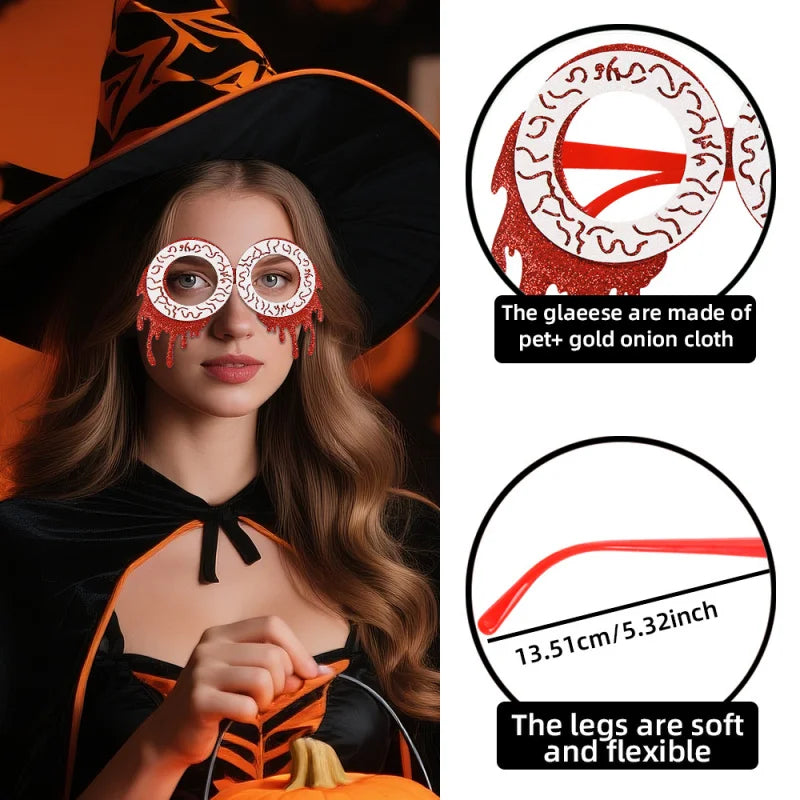 Halloween Spider Bat Death Demon Glasses