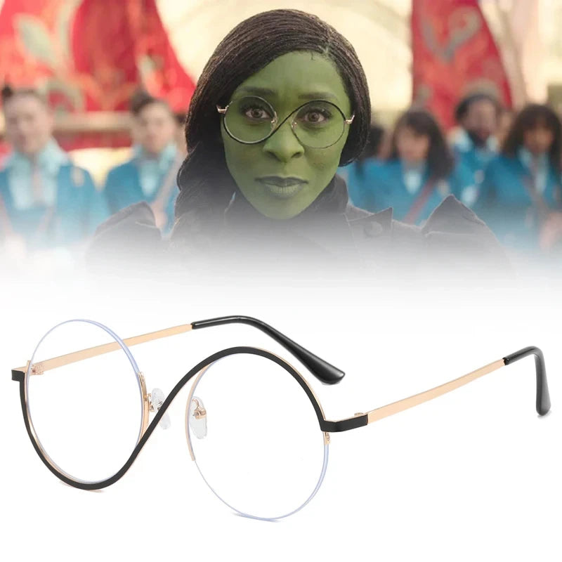 Wicked Witch Elphaba Cosplay Metal Glasses