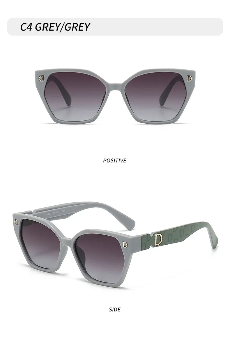 Cateye Glamour Fashion Luxury Sunglasses for Women's