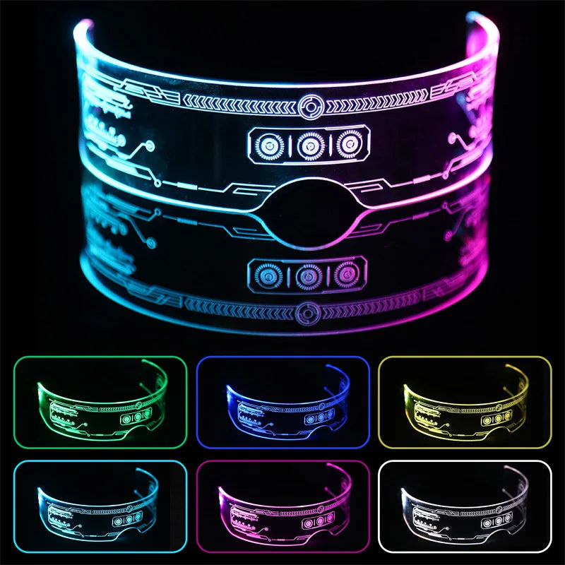 LED colorful luminous technology glasses bar dancing party