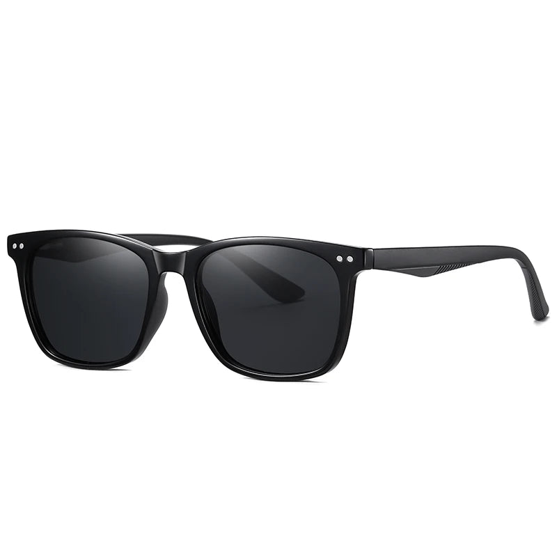 Retro Transparent Korean Square Polarized Sunglasses