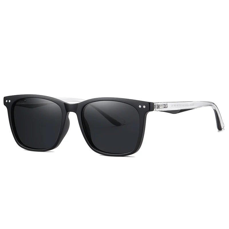 Retro Transparent Korean Square Polarized Sunglasses