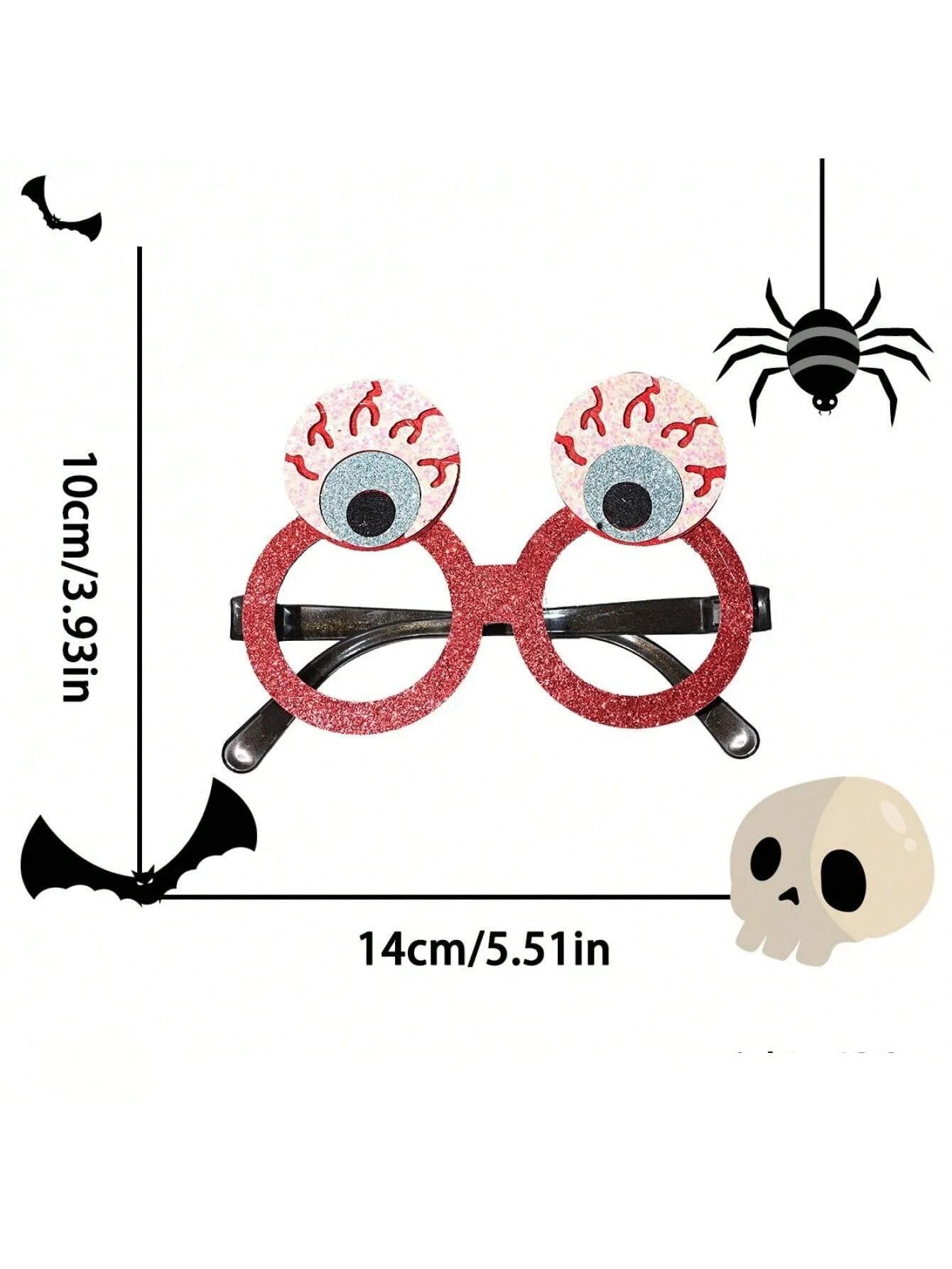 Pumpkin Ghost Unique Halloween Glasses