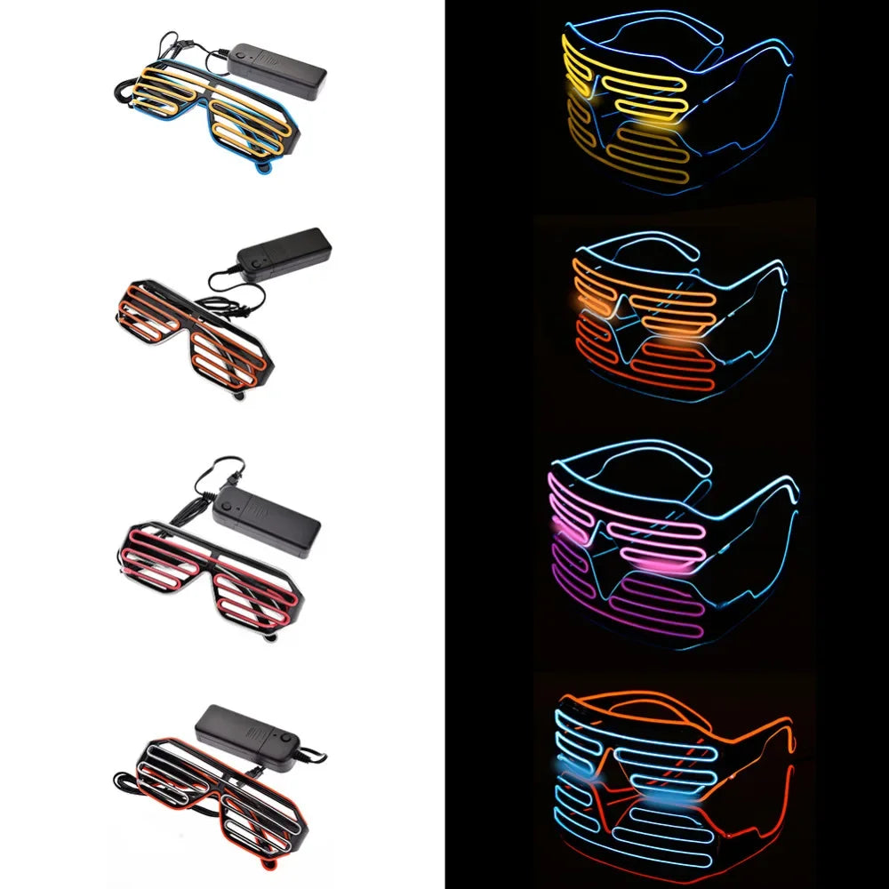 LED Luminous Halloween glasses