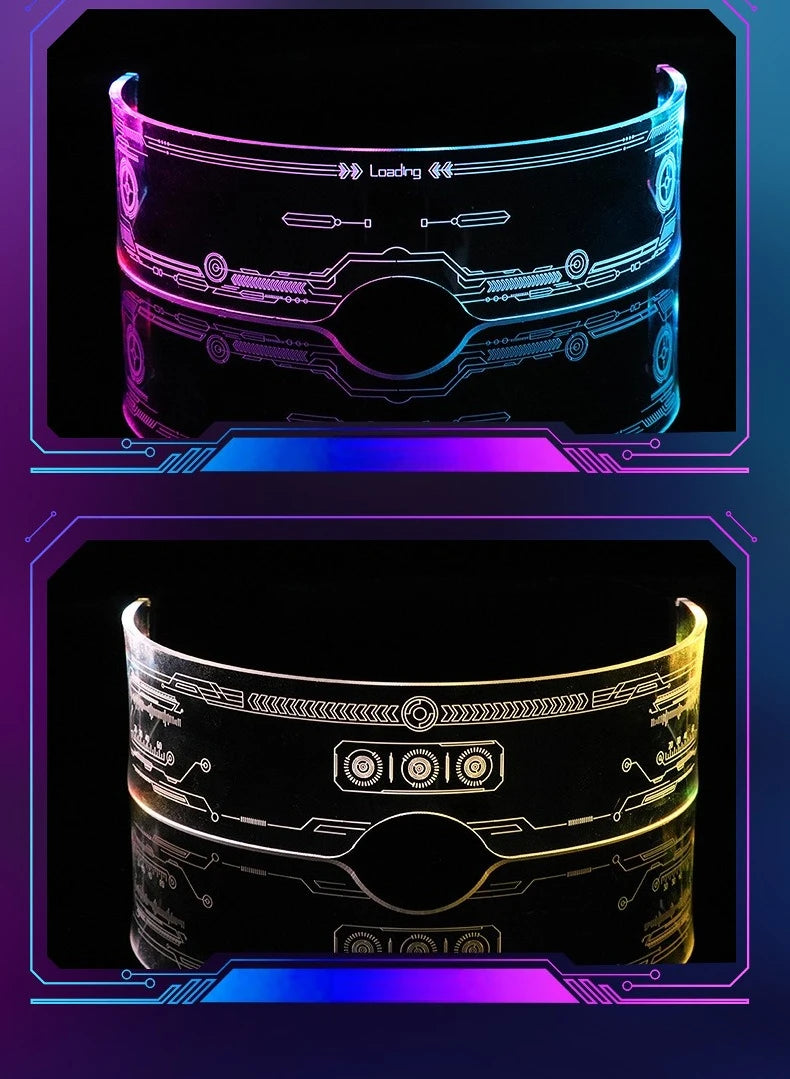 LED colorful luminous technology glasses bar dancing party