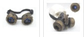 BadBoyStudio Steampunk Glasses Cyber Glow Gas Mask