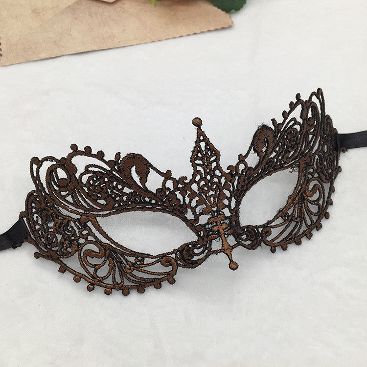 Lace Small Pointed Halloween Half Face Mask