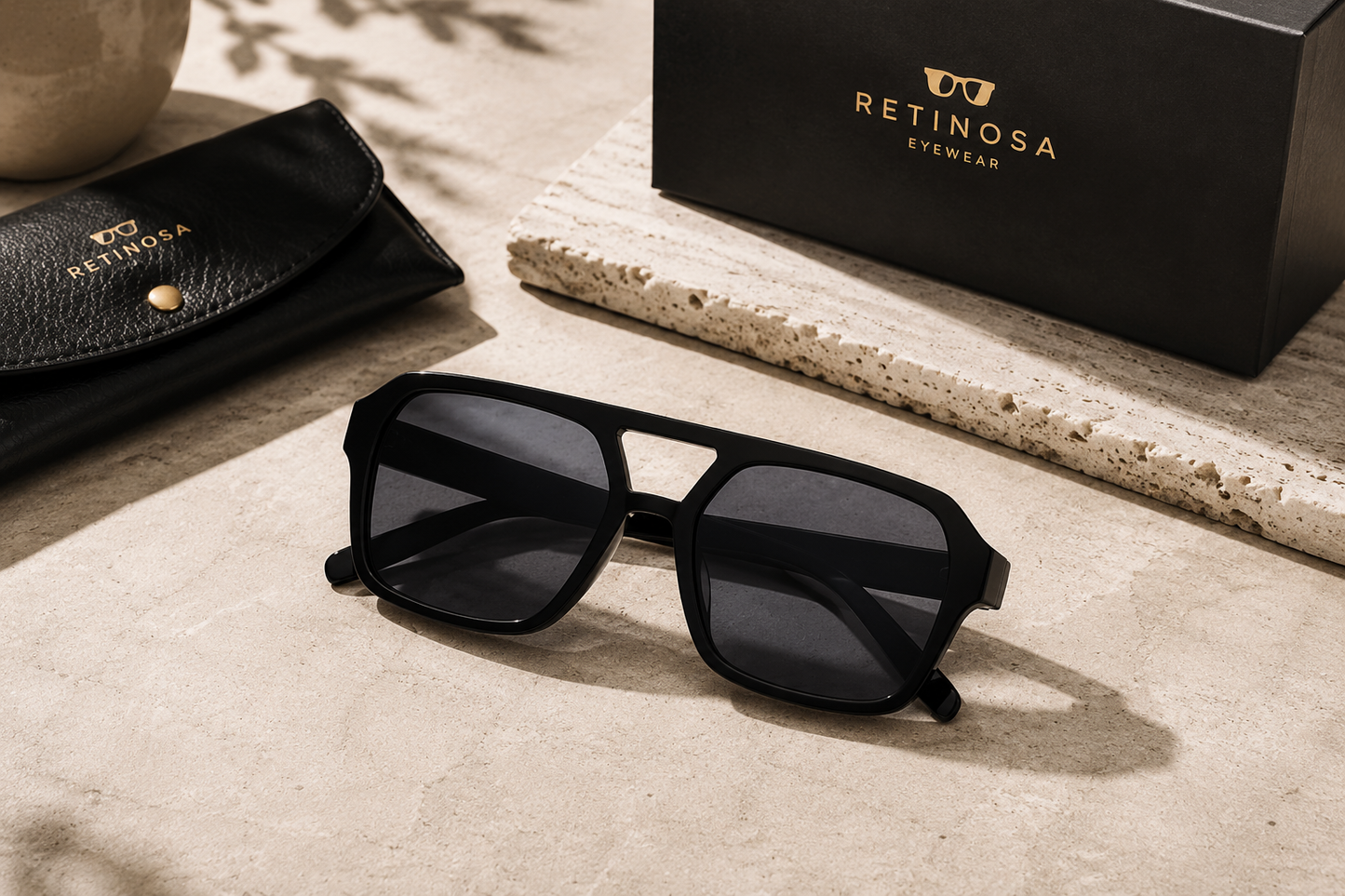 Retinosa AVIATORA™ — Oversized Pilot Sunglasses