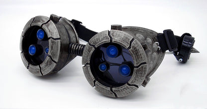 BadBoyStudio Steampunk Glasses Cyber Glow Gas Mask