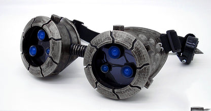 BadBoyStudio Steampunk Glasses Cyber Glow Gas Mask