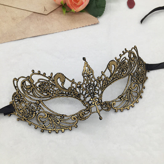 Lace Small Pointed Halloween Half Face Mask
