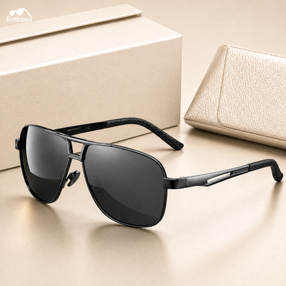 Retinosa AUREN™ — Luxury Polarized Square Sunglasses - retinosa