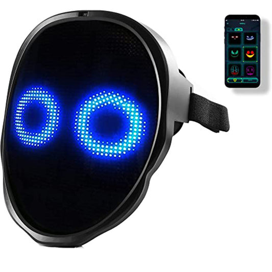 Halloween LED Luminous Face Changing Party Mask