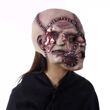 Halloween Three-sided Grimace Horror Cosplay Mask