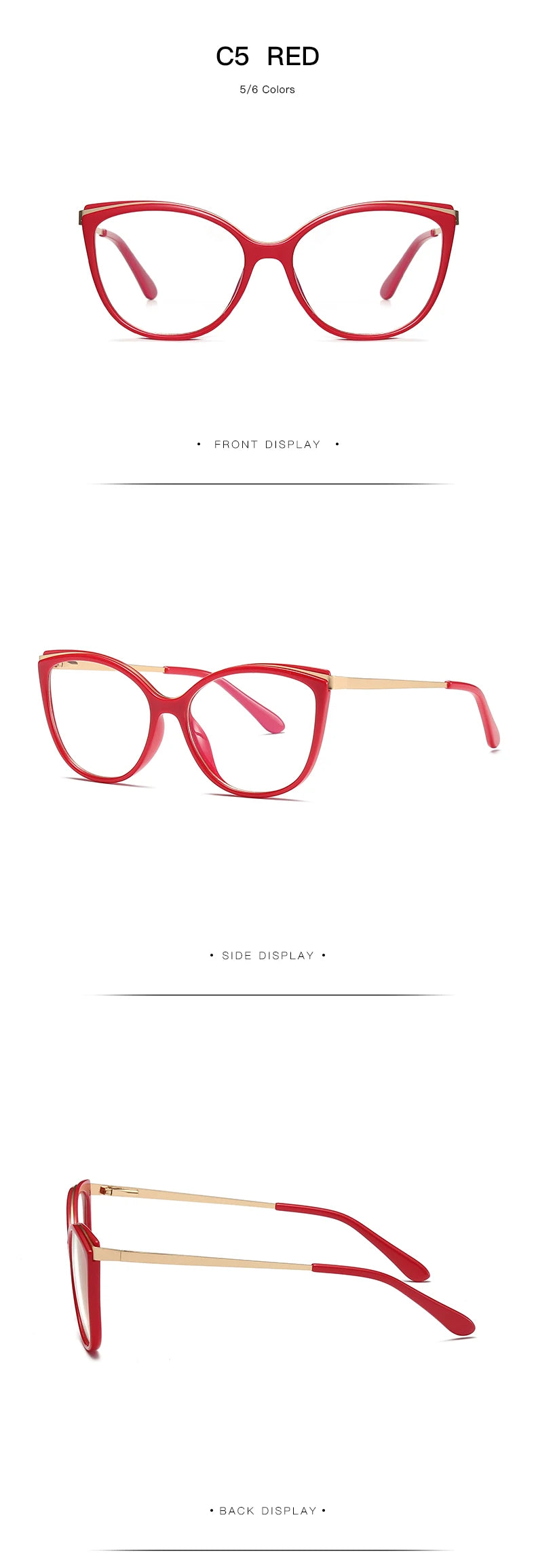 Cat Eye Stylish Full Rim Super Glasses - retinosa