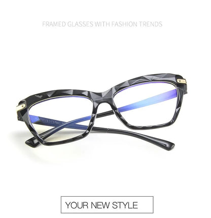 Women Cat Eye Glasses Frame Vintage - retinosa