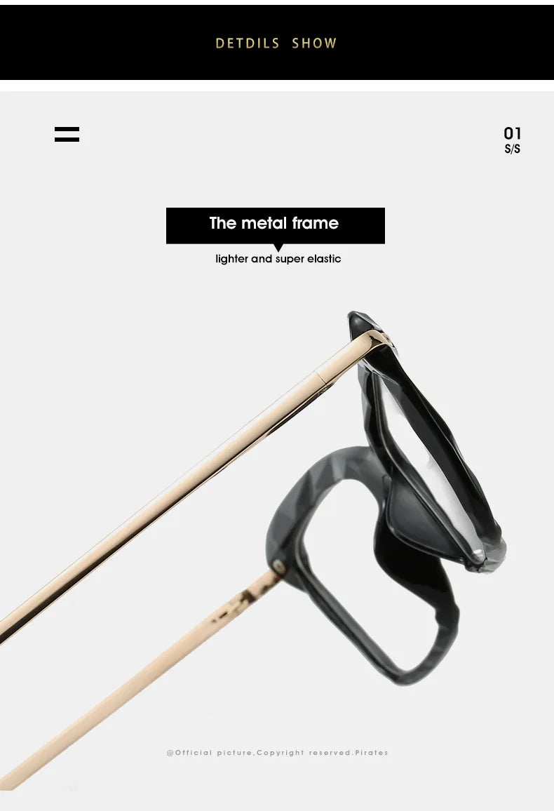 Transparent Stylish Women Cat Eye Glasses - retinosa