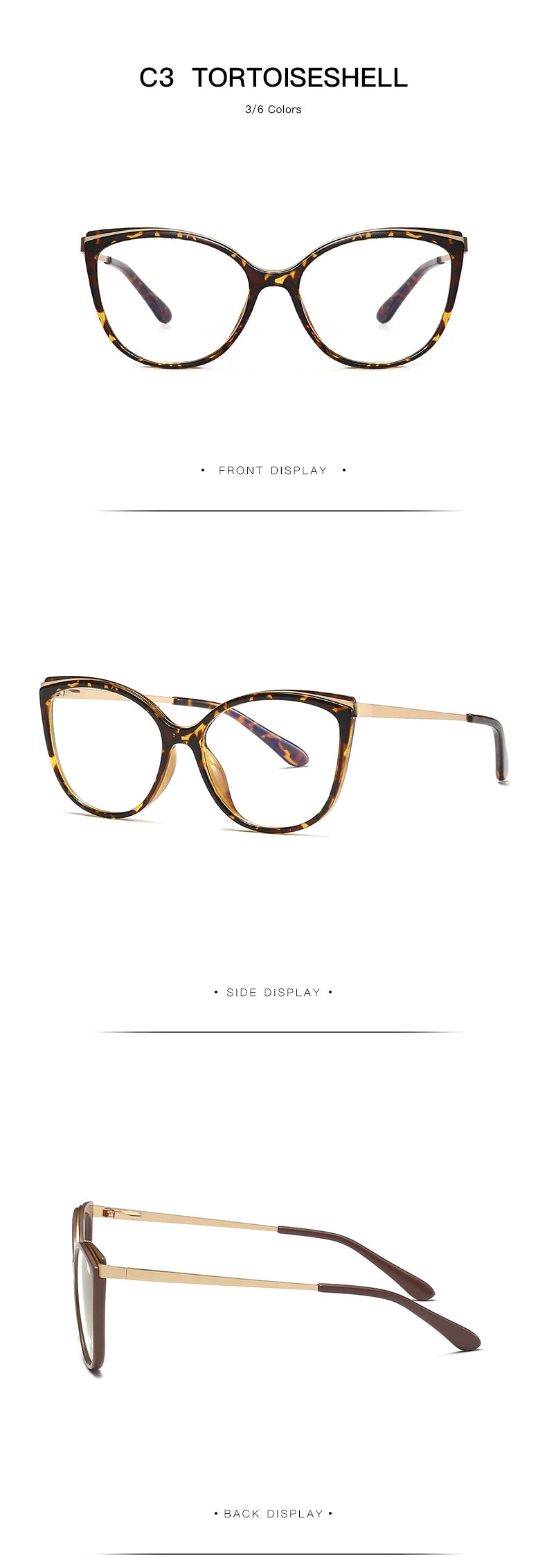 Cat Eye Stylish Full Rim Super Glasses - retinosa