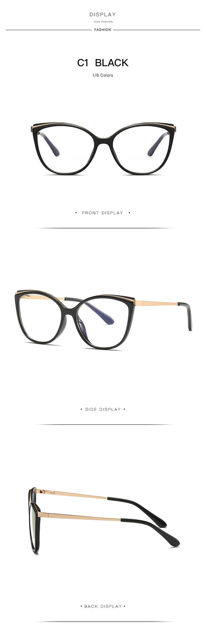 Cat Eye Stylish Full Rim Super Glasses - retinosa