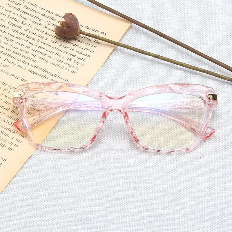 Women Cat Eye Glasses Frame Vintage - retinosa