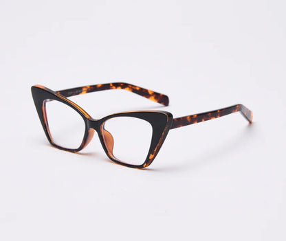 Cat Eye Sexy Women Upscale Optical Glasses - retinosa