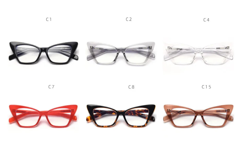 Cat Eye Sexy Women Upscale Optical Glasses - retinosa