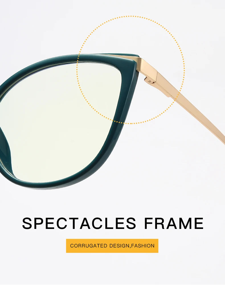 Cat Eye Stylish Full Rim Super Glasses - retinosa