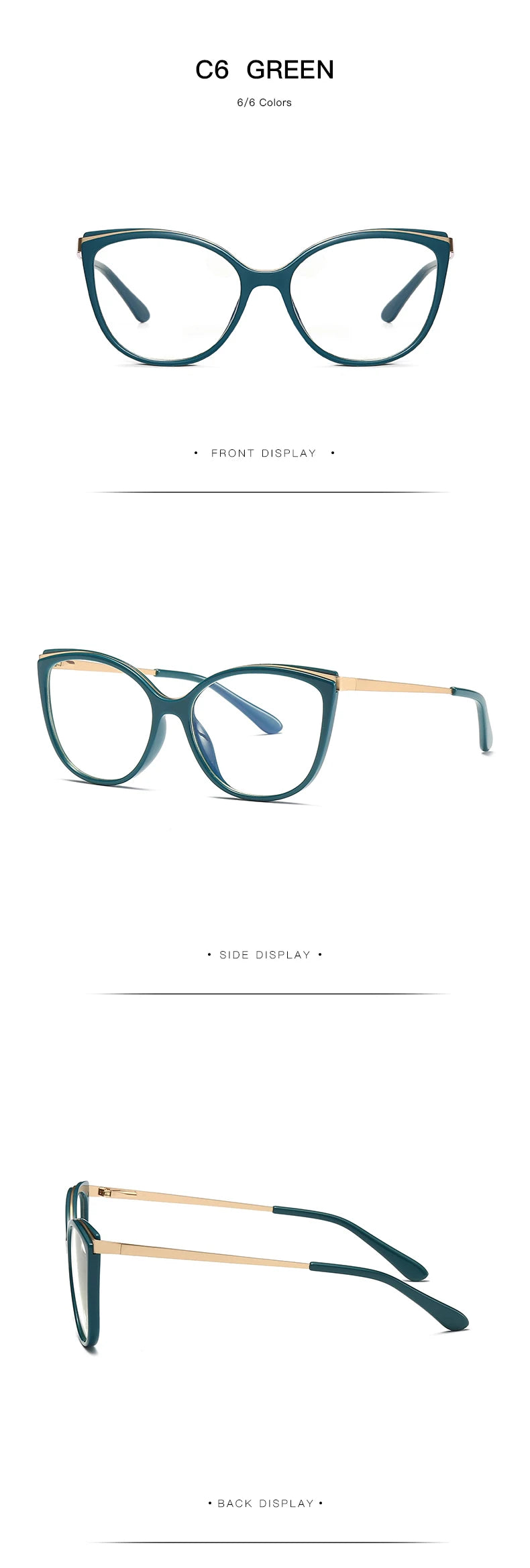 Cat Eye Stylish Full Rim Super Glasses - retinosa