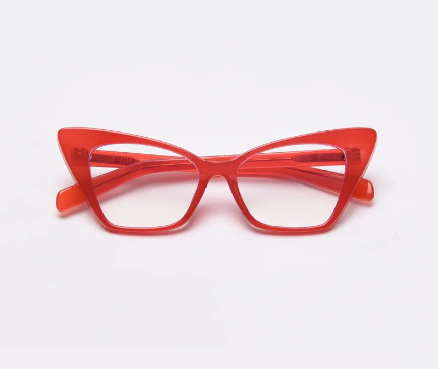 Cat Eye Sexy Women Upscale Optical Glasses - retinosa