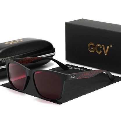 Ultralight TR90 Square Frame Polarized Sunglasses