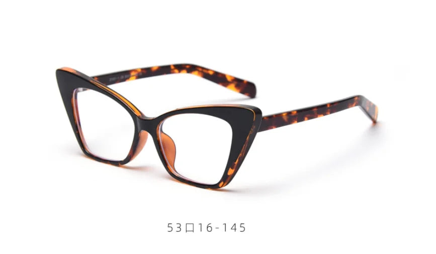 Cat Eye Sexy Women Upscale Optical Glasses - retinosa