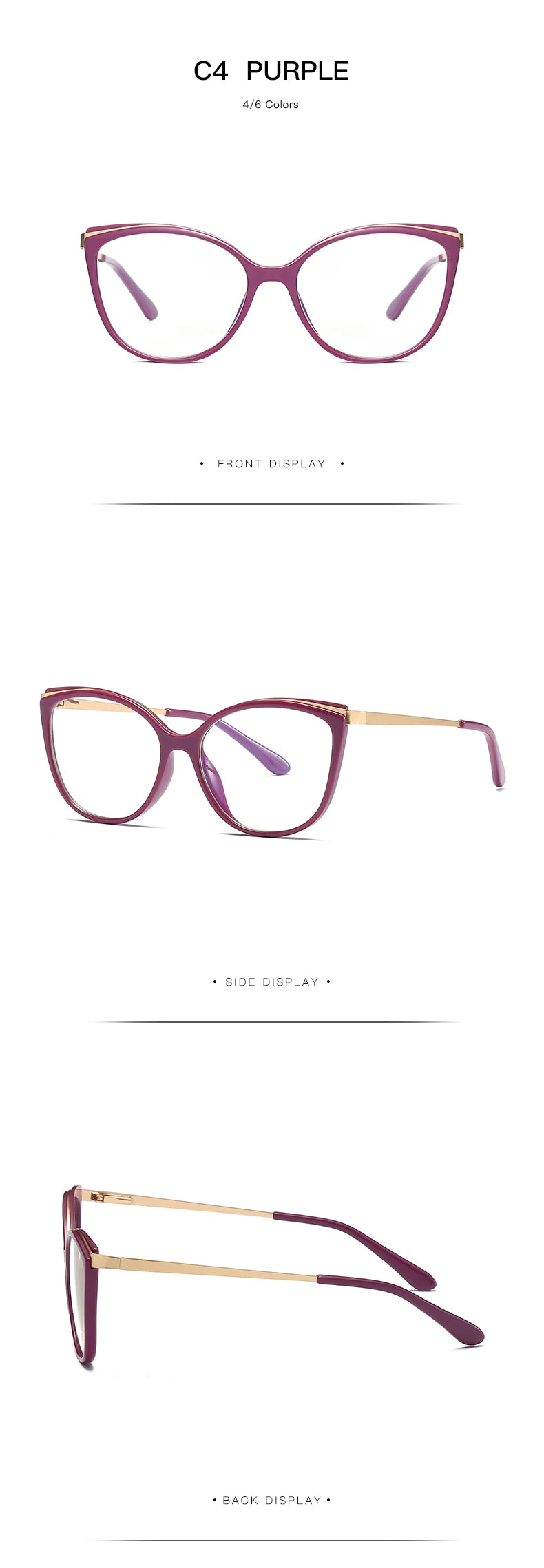 Cat Eye Stylish Full Rim Super Glasses - retinosa