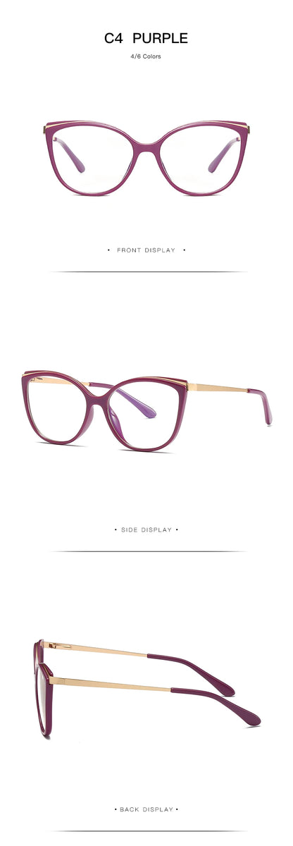 Cat Eye Stylish Full Rim Super Glasses - retinosa