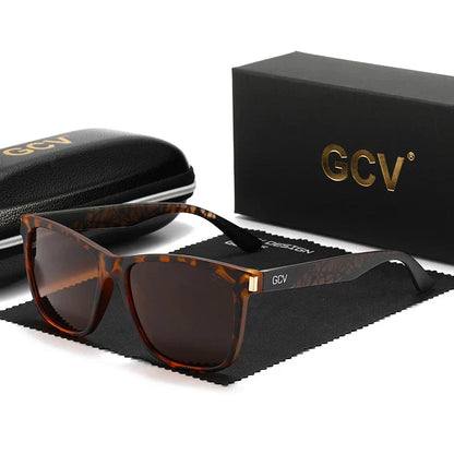 Ultralight TR90 Square Frame Polarized Sunglasses