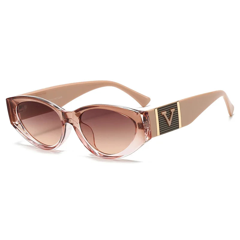 Cat eye for women small luxury retro Sunglasses - retinosa