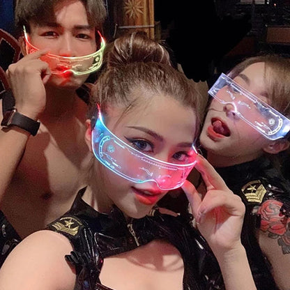 LED Neon Luminous Glow Party Glasses