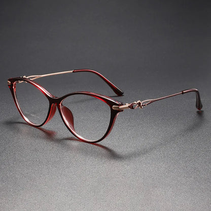 Cat Eye Oval Frame Blue Light Glasses for Women - retinosa