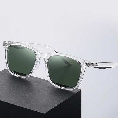 Retro Transparent Korean Square Polarized Sunglasses