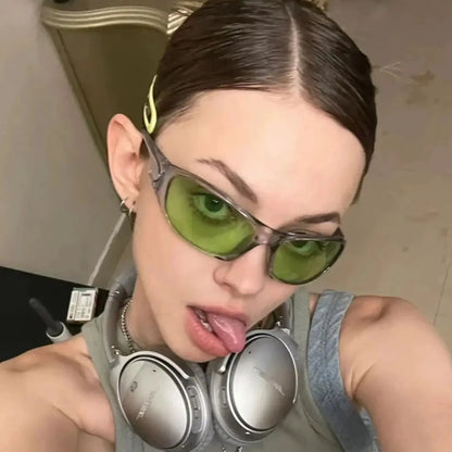 polychrome For Women, Punk Fashion SunGlasses - retinosa