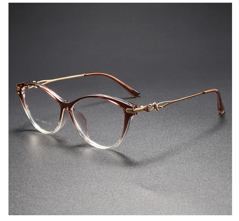 Cat Eye Oval Frame Blue Light Glasses for Women - retinosa