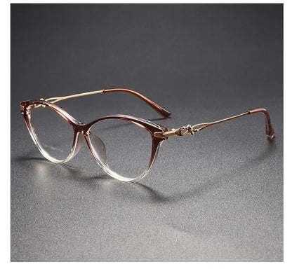 Cat Eye Oval Frame Blue Light Glasses for Women - retinosa