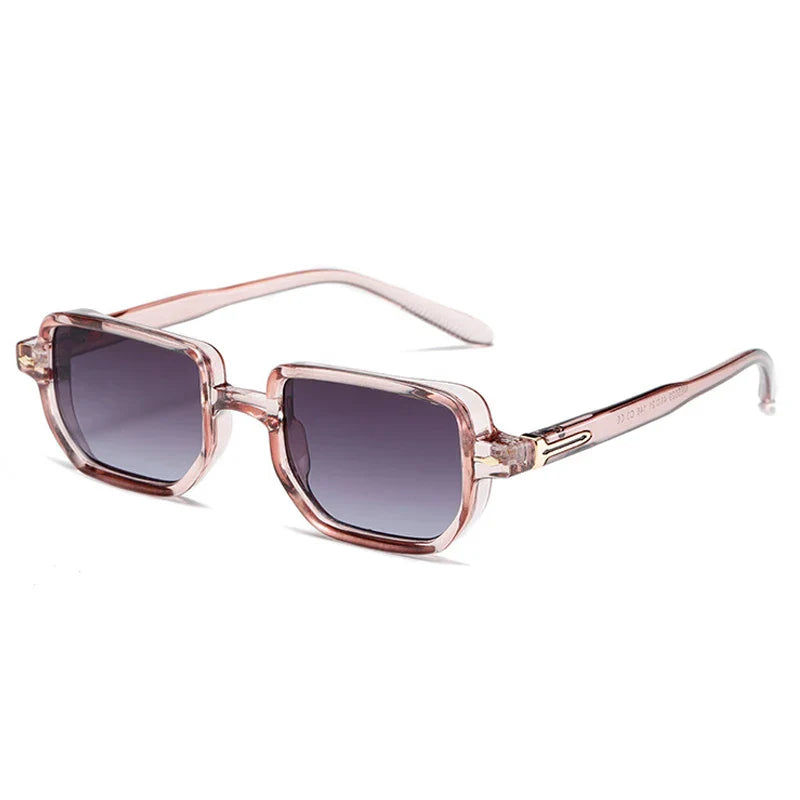 Retro Rectangle Punk Sunglasses