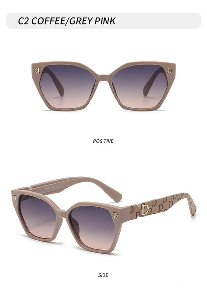 Cateye Glamour Fashion Luxury Sunglasses for Women's