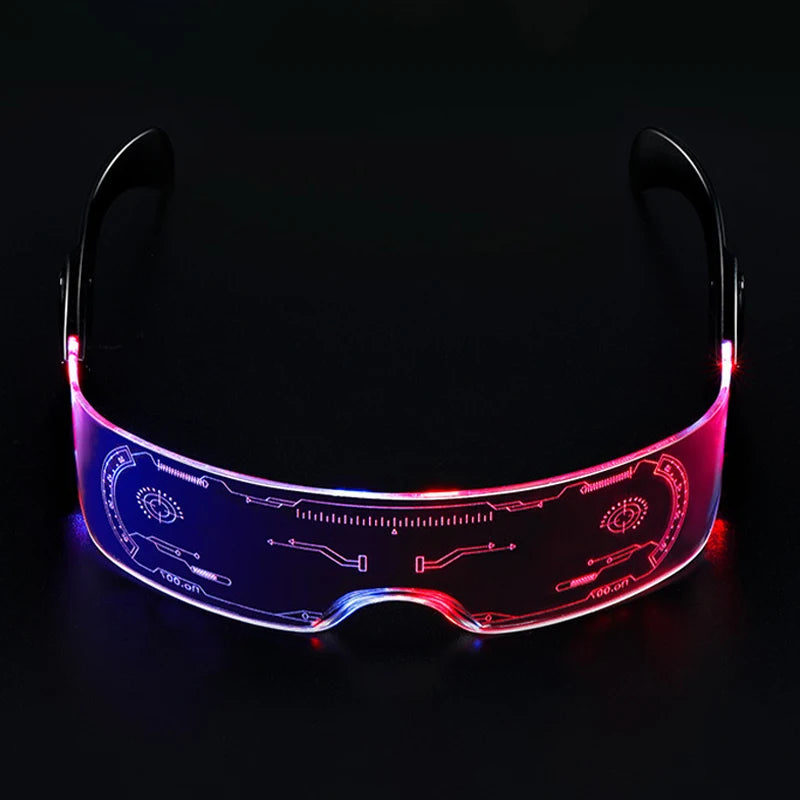 LED Neon Luminous Glow Party Glasses