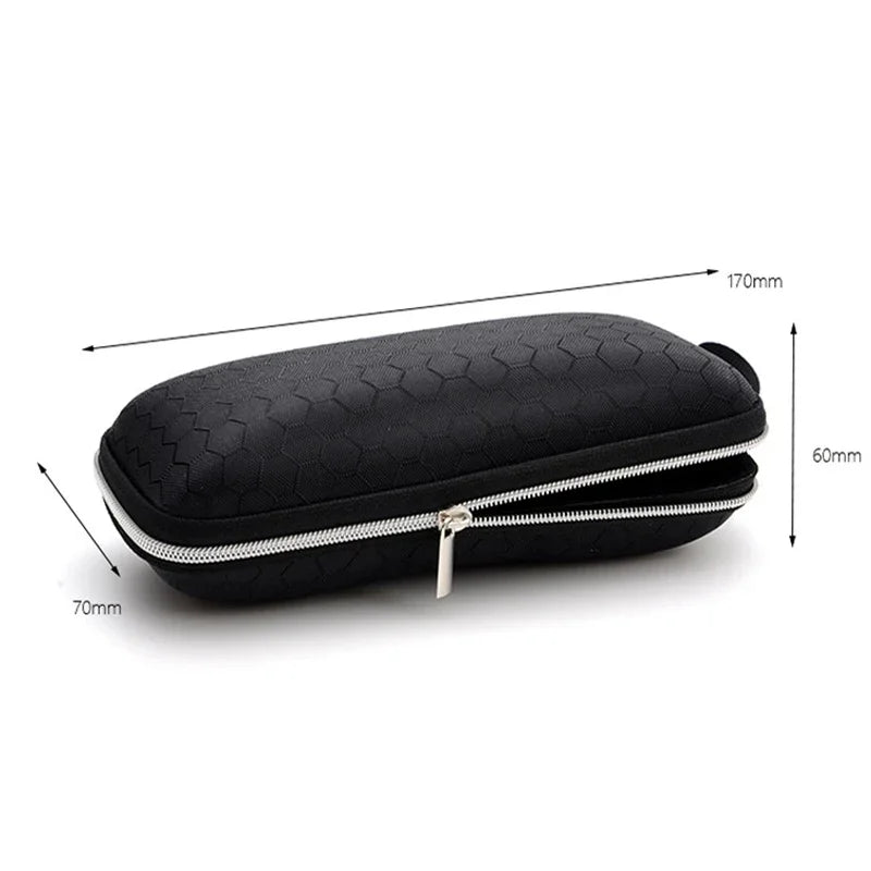 Portable Lanyard Zipper Glasses Case