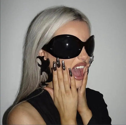 Women's Fashion Y2K Punk Oversized Shades