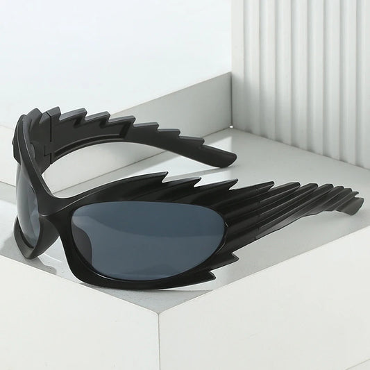 Y2K Cat Eye Women Retro Gradient Mirror Sports Punk HELLOWEEN Sunglasses