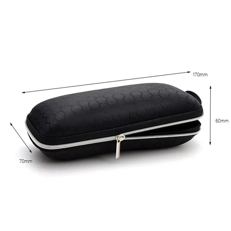 Portable Lanyard Zipper Glasses Case